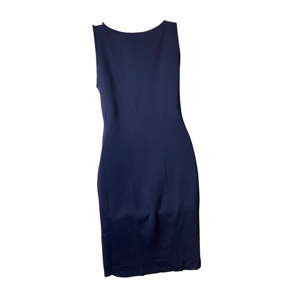 Rag‎ & Bone Blue Silk Tiered Colorblock Sleeveless Bodycon Dress S (2519) - Picture 4 of 7